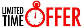 Limited time offer Limited time offer